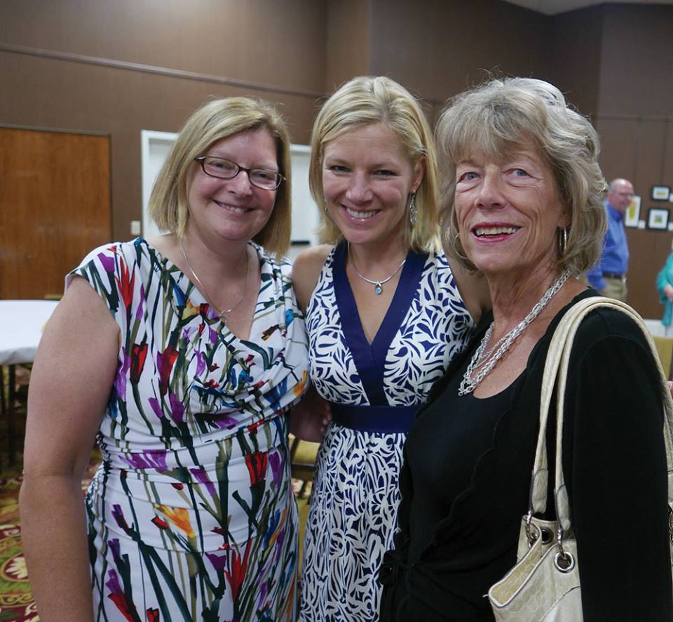 Photo of Sarah, Celia, and Bob's sister-in-law Mary Swierenga