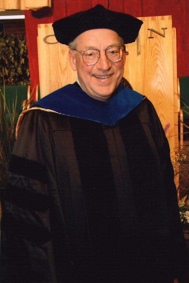 Swierenga at Calvin College commencement photo