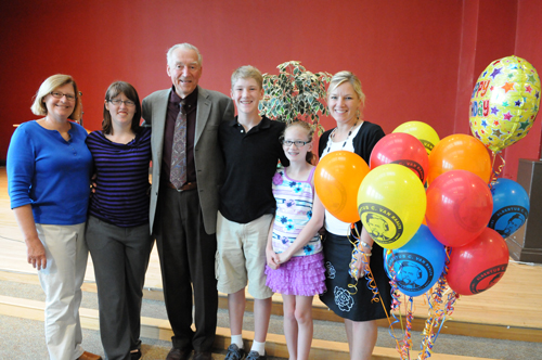 Photo of Robert Swierenga and family